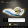 Decoración Colgante de Sala de Estar con Luz LED Digital de Gama Alta, Elegante, Finamente Tallada, Pluma de Ilusión, Pintura Decorativa Mural de Lujo Dorado, Fabricante, Venta al por Mayor