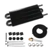 Enfriador de Aceite Automotriz con Impuestos Incluidos, Condensador Tipo Tubo para Aire Acondicionado, Condensador Tipo Tubo de Escape, 2 Filas, 4 Filas, 6 Filas, 8 Filas, 10 Filas