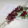 2 garfo voando andorinha flor artificial decoração para casa decoração de casamento flor falsa flocagem jacinto sala de estar flor decorativa atacado