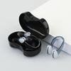 Conjunto de clipes de nariz de tampão de natação profissional espiral à prova d'água de silicone adulto crianças natação equipamento de mergulho ao ar livre