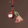 Sándalo Verde Lindo Dibujo Animado Durian Duomei Creativo Palo de Rosa Colgante Cadena de Teléfono Móvil Llavero Accesorios Accesorios