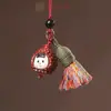 Sándalo Verde Lindo Dibujo Animado Durian Duomei Creativo Palo de Rosa Colgante Cadena de Teléfono Móvil Llavero Accesorios Accesorios