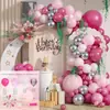 Set de Globos Transfronterizo, Set de Cadena de Globos de Helio Flotantes, Globos de Arco para Fiesta de Cumpleaños