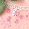 Resina Oso de Dibujos Animados Joyería para Uñas Sinfonía Aurora 3D Estéreo Oso Suministro Directo de Fábrica Accesorios Decorativos DIY Venta al por Mayor