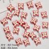 Recién Llegado Angkor Rojo Amor Estrella Lazo Accesorios de Joyería DIY Año Nuevo Accesorios para el Cabello Pasador Material Hecho a Mano