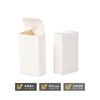 Caja de embalaje con impresión de cartón blanco, embalaje para el cuidado de la salud, té, pastel de luna pequeño, caja de cosméticos, logotipo