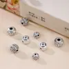 S999 Plata de Pie Plata Tailandesa Dinero de Cobre de la Fortuna Cuentas Espaciadoras Ruyi Pulsera de Cuentas Pulsera Hecha a Mano Accesorios de Joyería DIY