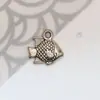 Ventas Directas de Fábrica DIY Retro Aleación de Zinc Accesorios para Joyería 1 Colgante de Collar de Animal Colgante