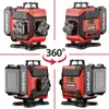 Kit de Nível Infravermelho Yagu com Tripé, Nivelamento Totalmente Automático de Alta Precisão para Exterior, Espessura Ajustável