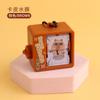 Livro Flip Animal de Estimação Fofo de Desenho Animado Capivara Máquina de Animação Chaveiro Criativo Pingente de Mochila Escolar Brinquedo de Descompressão Pequeno Presente Venda por Atacado