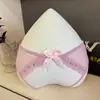 Nalgas Calientes y Sexys~ Bragas de Mujer con Abertura y Lazo, Atractivas y Tentadoras Bragas Triángulo Calientes, Estilo de Encaje de Abstinencia