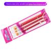 Pincel de aquarela de giz d'água de nylon transfronteiriço pincel de pintura a óleo conjunto 10 Pacotes haste vermelha haste azul caneta de linha de pigmento acrílico
