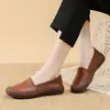 Zapatos de mamá, sin cordones, de corte bajo, zapatos de vestir sencillos, Otoño 2026, suela blanda, antideslizantes, cómodos, no cansan los pies, zapatos casuales para mujeres de mediana edad y mayores