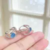 Nuevos Pendientes de Aro de Piedra Ojo de Gato de Doble Capa 2026, Diseño de Nicho de Lujo Ligero, Pendientes de Alta Gama para Mujer, Aretes, Accesorios para Orejas
