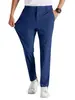 Novas Calças de Golfe Elásticas de Verão Masculinas Mais Vendidas no Comércio Exterior, Calças Formais Casuais de Cintura Elástica Slim Fit, Afuniladas Retas