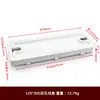 Acabamento Escovado Tampa Flip-Top USB Embutido Multifuncional Caixa de Cabos para Mesa de Escritório Mesa de Conferência Tomada de Energia Multimídia para Desktop