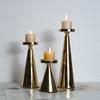 Comercio electrónico transfronterizo Amazon candelabro decoración del hogar boda candelabro de hierro de estilo europeo adornos artesanales cónicos para el hogar