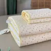 Exportado a Corea, Juego de Tres Piezas de Cubre Cama de Algodón Doble Cara, Colcha de Algodón Acolchada de Cuatro Estaciones Antideslizante Libre de Arrugas, Colchoneta de Tatami
