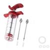 Conjunto Injetor de Molho para Grelhar Amazon Injetor de Tempero Hardware Agulha para Peru Agulha para Alimentos de Churrasco Cozinha Churrasco