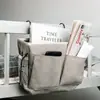 Bolsa colgante de almacenamiento para mesita de noche, bolsa colgante de almacenamiento para litera de dormitorio, cesta colgante de tela para mesita de noche, bolsa de almacenamiento de tela para escritorio de cama de estudiante