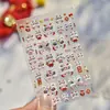 Adesivos para Nail Art com Glitter Tomoni Populares no Xiaohongshu Fofos Novos Adesivos de Unha Chinoiserie Material de Adesivo para Cobertura de Cabeça de Leão