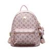 Mochila Feminina Grande Capacidade Estilo Coreano Mochila Estilosa com Estampa de Letras e Pingente de Cinto para Trabalho e Dia a Dia Bolsa da Moda Feminina