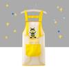 Delantal Infantil para Pintar para Niños y Niñas, Tallas Mediana y Grande de Ropa Protectora Infantil, Cocina Casera Impermeable para Pintura Artística, Bata Reversible