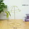 Suporte de chapéu de ferro para exibição de chapéus suporte de chão para chapéus porta-chapéus suporte de chapéu modelo suporte de chão acessório adulto
