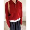 25 Suéteres 100% Lã para Mulheres, Suéteres de Gola Reversível com Trança, Peça Básica Jacquard para Outono e Inverno, Roupa Íntima Coreana de Cor Lisa
