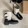 Botas Retro con Plataforma Gruesa para Mujer, Nuevo Modelo Otoño 2026, Versátiles con Faldas, Adelgazantes para Figuras Pequeñas, Botines de Suela Suave
