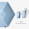 Guarda-sol de bolso proteção solar das mulheres proteção UV pequeno portátil mini guarda-sol chuva e chuva dual-use LOGO