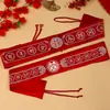 Cinturón de Boda para el Novio y la Novia, Cinturón Rojo para Dinero para la Dote de Boda, Pantalones para Guardar Dinero, Colección Completa de Artículos para Boda