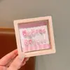 Novas Unhas Infantis Removíveis Vestíveis na Caixa para Meninas, Adesivos de Unha Removíveis, Adesivos de Unha Exquisitos de Desenho Animado, Peças de Unha