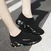 Calcetines bajos Flyknit, zapatos elásticos, nuevo estilo coreano, zapatillas casuales de moda, zapatillas para correr de moda
