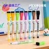 Plumones de colores para pizarra blanca para niños, no magnéticos, borrables, marcadores a base de agua, bolígrafos de punta de fibra fina para dibujar y garabatear, adecuados para uso en oficina