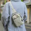 Bolsa Pequeña de Pecho para Hombre, Mini Bolso de Hombro Sencillo para Hombre, Bolso Pequeño Casual de Verano para Teléfono Móvil, Bolso Pequeño de Mano para Hombre, Bolso Cruzado para Mujer