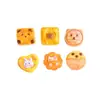 Juguete de Comida de Dibujos Animados Accesorios de Resina Pegamento de Crema Decoración DIY para Funda de Teléfono Oso Lindo Tostada Gato Pan Adornos