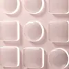 Manija de Puerta Anti-Colisión Almohadilla de Silicona Silenciosa Pegatina para Puerta de Refrigerador Tope de Puerta Bloqueador de Puerta Anti-Colisión Pegatina de Pared de Partículas para Puerta de Gabinete