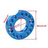 Junta de Carburador de 28 mm Adaptador Azul Múltiple de Admisión Placa Rotatoria Accesorios para Motocicleta