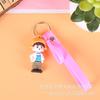 Fábrica de pvc tridimensional chaveiro tridimensional de borracha macia de mão de mão boneca saco pingente dos desenhos animados em estoque