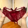Calientes y Picantes~ Nuevo Estilo de Encaje Sexy con Forma de Campana, Calzones Transparentes con Abertura en la Entrepierna, Bajos con Diseño Hueco Tentador para Mujer