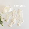 Calcetines de Media Caña para Niñas Verano Calcetines Finos de Algodón Calcetines de Princesa de Encaje Blanco para Niños Medias de Malla Cass para Bebé Niña