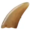 Placa de raspagem de chifre triangular massagem beleza Placa de raspagem quadrada barraca presente artesanato de chifre atacado