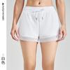 Shorts Deportivos para Exterior Fitness Yoga Running Anti-Exposición Parte Inferior Secado Rápido Pantalones de Tres Puntos Levantamiento de Cadera Ropa de Yoga de Verano para Mujer