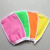 Toalla de baño casual colorida, guantes de baño esmerilados de doble cara, cuidado del baño, descontaminación, frotación de espalda, guantes de baño exfoliantes