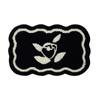 Alfombra de baño de lana larga, ecológica, sin olor, absorbente, antideslizante, para puerta, dormitorio