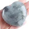 Venta Caliente Transfronteriza 6cm Piedra Preciosa Natural Forma de Corazón Cristal Rosa Forma de Durazno Piedra en Bruto Adorno DIY