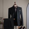 Traje a cuadros Traje para hombre Negocios casual Banquete Vestido de boda Traje formal profesional Traje para hombre Anfitrión