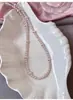 Collar de Perlas Rosas Manta Shijia, Cadena para Clavícula Versátil de Doble Capa Desmontable, Diseño de Moda, Cadena para el Cuello de Lujo Ligero al por Mayor