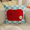 Cojín para sofá de sala de estar estilo Ins, cojín lindo con relleno, soporte lumbar para cabecera de dormitorio, almohada lumbar de respaldo para ventanal de alta gama